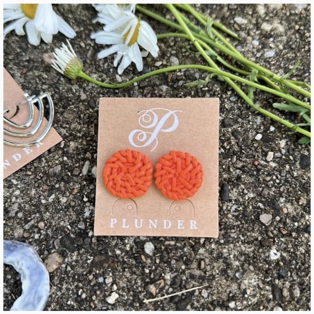 NWT Rattan Earrings
